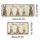 thumbnail image 3 of Set de moquetas para cocina de Pascua - Tapetes absorbentes antideslizantes de 40x60cm y 40x120cm para entrada, puerta, baño y lavandería, 3 of 9