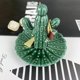 thumbnail image 3 of Plato de cerámica con forma de cactus para sujetar anillos, joyas y regalos, 3 of 5