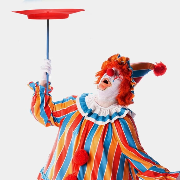 Hemoton 6pcs Juggling With Sticks For Game Toys And Circus Skills Colorful Spinning Plate For Circus Performance