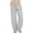 Grey, variant on SOMER Pants for Women Flowy Casual Drawstring Waist Wide Leg Loose Cotton Palazzo Pants with Pocket
