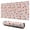 Pink Cow Milk, variant on Long Mouse Pads for Desk,White Cow Cloud Pattern Desk Mats on Top Of Desks, Desk Mouse Pad Extra Large with 3mm Non-Slip Base and Stitched Edge for Gaming,Office,Work,Home 31.5"x11.8"