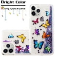 thumbnail image 5 of Airium Glitter Hybrid Protector Cover for Apple iPhone 11 Pro - Butterfly Dancing & Purple Quicksand (Hearts), 5 of 6