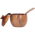 thumbnail image 3 of LeafyLuxe Household Seasoning Jar With Spoon Lid Wooden Salt Container, In Family Kitchen Dining Room, Seasoning Jar, Salt Box Nordic Minimalist , Suitable For Decorating Any Family Kitchen, 3 of 7