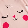 thumbnail image 5 of Uccdo 2Pcs Little Girls Pajamas Sets, Toddler Kids Pjs Clothes Long Sleeve T-Shirt+Long Pants Set, Big Girls Sleepwear Loungewear, Size 2-12 Years, 5 of 8
