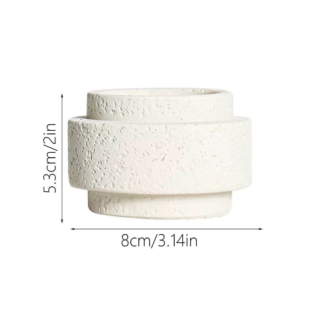 Geemin Handmade Round Candle Cup Casting Molds Scented Candle Silicone Molds Plaster Molds Craft Supplies for Candle Making