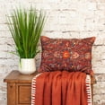 thumbnail image 2 of Parkland Collection Transitional Tapestry Red 14" x 20" Pillow, 2 of 6