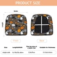 thumbnail image 3 of Halloween Ghosts Pumpkins and Bats Seat Covers for Dining Room Chairs Set Of 6,Stretch Printed Washable Chair Seat Cover with Elastic Ties and Button,Removable Waterproof Couch Cushion Covers, 3 of 6