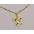 thumbnail image 6 of Golden Dove Pendant necklace Trending Necklace, 6 of 7