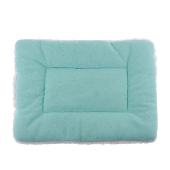 Almohadilla para jaulas para perros, cómoda y suave, alfombrilla para jaulas para mascotas, rectangular, almohadilla para jaulas para mascotas, antide - Azul S Yinane Cama para dormir para mascotas