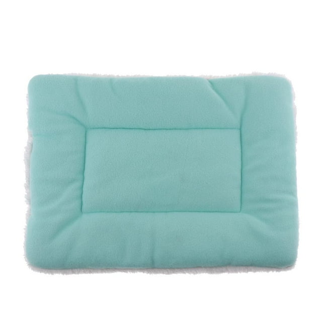 Almohadilla para jaulas para perros, cómoda y suave, alfombrilla para jaulas para mascotas, rectangular, almohadilla para jaulas para mascotas, antide - Azul S Yinane Cama para dormir para mascotas