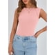 thumbnail image 5 of Remera PRETTYGARDEN 2025 Ajustada de Manga Corta con Canalé Rosa S, 5 of 8