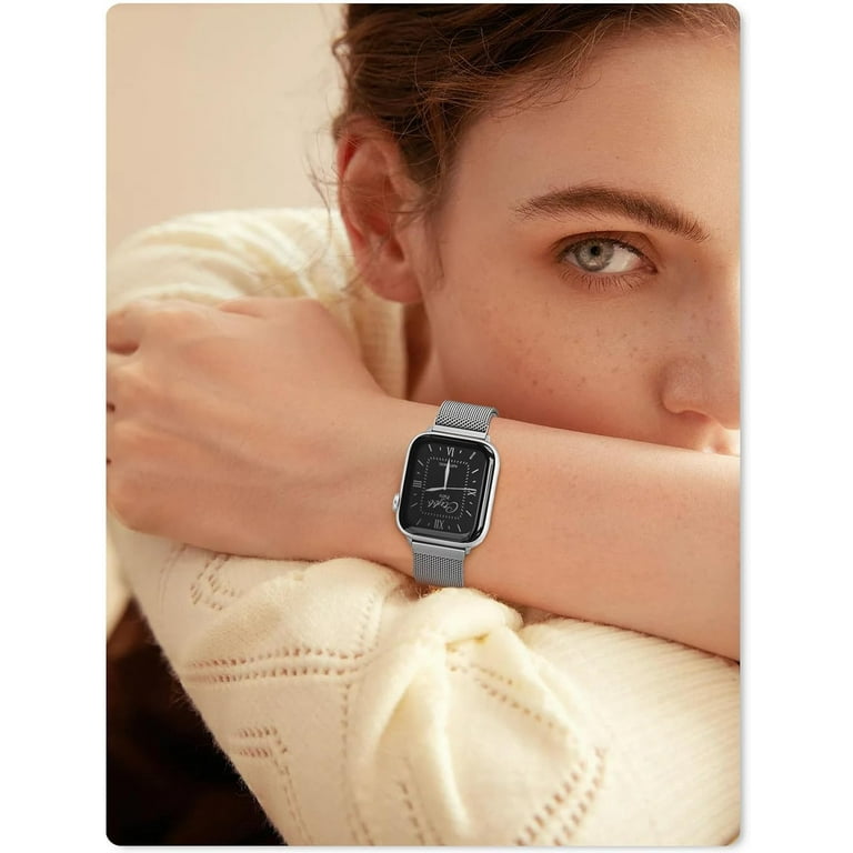 Original Stainless Steel Milanese Loop Compatible with Apple