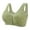 Green, variant on Bras for Woman Oversized Wireless Bra Glossy Push Up Front Button Underwear Bra Underwire Bikini Top Underwear Underwear for Women Naughty, Green, 95
