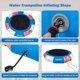 thumbnail image 4 of Inflatable Water Trampoline, 10/12/15FT Floating Lake Trampoline for Adults Portable Bounce Swim Platform for Lake, Pools with Pump and Rope Ladder, 4 of 5