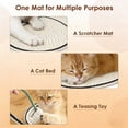 thumbnail image 7 of Yhmxh Cat Scratcher Mat, Natural Cotton Rope Cat Scratching Pad, 19.68" Round Cat Wall & Floor Scratch Pad, Durable Double - Sided Cat Scratcher, Furniture Protector for Wall, Sofa, Couch, Carpet, 7 of 7