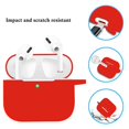 thumbnail image 3 of Estuche para AirPods Pro Cypher.V Rojo con Llavero Pompon Esponjoso, 3 of 5