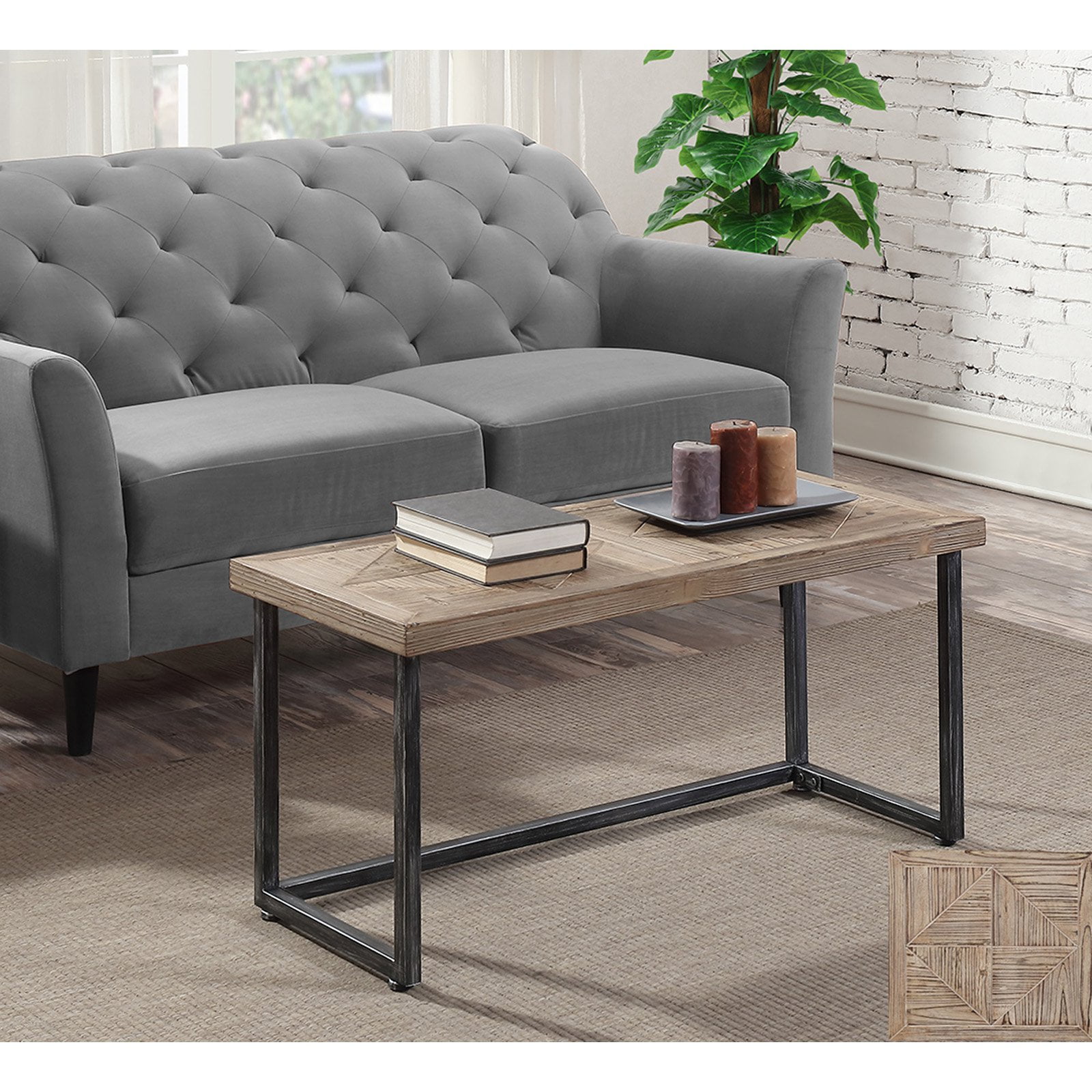 Convenience Concepts Laredo Parquet Coffee Table Walmart Convenience Concepts Laredo Parquet Coffee Table Walmart