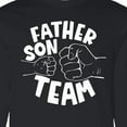 thumbnail image 4 of Inktastic Father's Day Father Son Team Parent Child Fist Bump Long Sleeve T-Shirt, 4 of 5