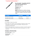thumbnail image 2 of Rear Driveshaft - Compatible with 2012 Jeep Grand Cherokee 3.6L V6, 2 of 2