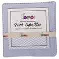 thumbnail image 4 of Soimoi 40 Pcs 10 x 10 inches Solid Quilting Fabric Bundles Precut, DIY Cotton Fabric Squares, Solid Layer Cakes Patchwork Materials for Crafts, Charm Squares for Quilts, Sewing - Pastel Light Blue, 4 of 7