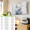 thumbnail image 3 of Indoor TV Cover 32 Inch, Thanksgiving Pumpkins Elastic Monitor Dust Covers for Television Fall Farmhouse Tropical Botancial Blue Dustproof Fitted TV Cover for Inside 27.9"L x 15.7"H, 3 of 9