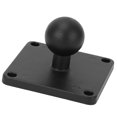 thumbnail image 1 of Plaque Adaptateur à Boule, Plaque Carrée en Alliage d'Aluminium Robuste CNC Compatible avec Bateaux, 1 of 7