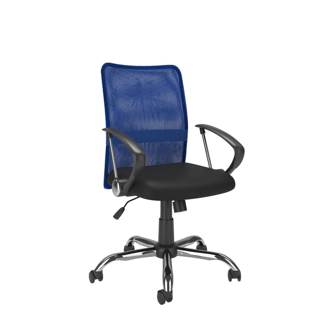 CorLiving Harper Ergonomic Mesh Back Adjustable Height Office Chair - Comfy Rolling Desk Chair, Home Office Mesh Computer Chair with Wheels, Comfortable Back Support for Workstation and Desk