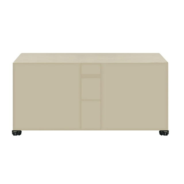 Yuarrent OxfordCloth Premium para cubierta rectangular de muebles Oxford para exteriores, impermeable y a prueba de polvo Jardín y Patio Beige