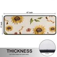 thumbnail image 5 of Kitchen Rugs Sets Of 2,Yellow Brown Green Leaf Sunflower Pattern Anti Fatigue Kitchen Mat Rugs Non Slip Washable,Decorative Kitchen Floor Mats for Kitchen,Sink,Laundry,17"x47"+17"x47", 5 of 5