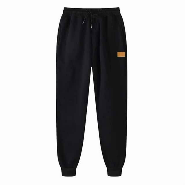 UAMVSH Men's Joggers Sweatpants Classic Sport Gym Cinch Bottom Athletic Pants Basic Drawstring Long Cuff Leg Fall Pants with Pockets(X-LargeBlack)