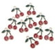thumbnail image 4 of 10 piezas de encantadores colgantes con forma , selección de cereza / sandía / fresa, aleación de , colgantes, ajuste europeo, ,2, 4 of 9