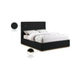 thumbnail image 2 of Meridian Furniture Monaco Black Fabric Queen Bed, 2 of 9