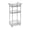 Silver, variant on Shower Caddy, Single Tier Bathroom Shelf with Strong Adhesive Sticker Installation for Shower, Kitchen, Bedroom - Black