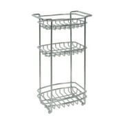 Zenna Home 22 in. H x 11.38 in. W x 6.75 in. L Chrome Silver Slimline Floor Stand