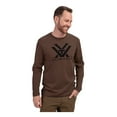 thumbnail image 3 of VORTEX Adult Male Core Logo T-Shirt, Color: Brown Heather, Size: XL, 3 of 4