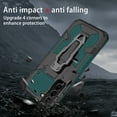 thumbnail image 6 of Allytech Military Grade Protection Stand Case Cell Phone Case for Samsung Galaxy S24, Darkgreen, 6 of 8
