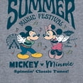 thumbnail image 3 of Disney - Mickey & Friends - Mickey & Minnie - Summer Music Festival - Spinnin' Classic Tunes - Women's Racerback Tank Top, 3 of 5