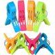 thumbnail image 3 of Paquete de 8 pinzas grandes de plástico para toallas de playa, de colores brillantes, para tumbonas - Imprescindibles para vacaciones - Toalleros para terraza, 3 of 5