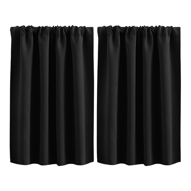 Shower Curtain, Flmtop Soft Cloth Small Shower Curtain Liner Maximize Privacy Shower Curtain Set Waterproof Shower Curtains Suitable for Bathroom Balcony Commercial Space