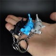 thumbnail image 2 of 3PC movable and interesting shark 3D printed ornaments, 2 of 3