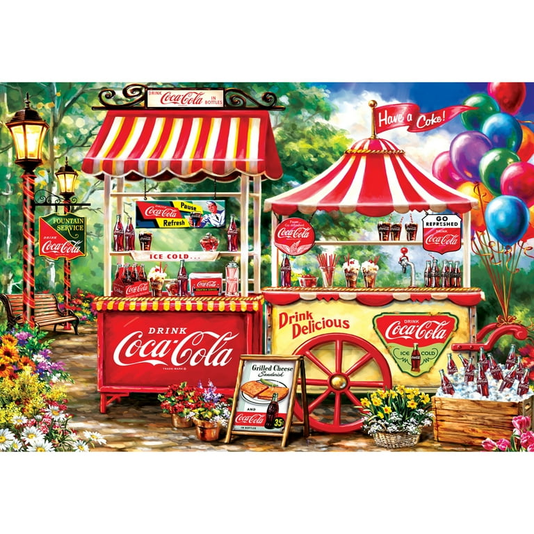 MasterPieces Coca-Cola Stand 2000 Piece Jigsaw Puzzle for Adults