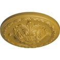 thumbnail image 3 of Ekena Millwork 11 3/8"OD x 2"P Acanthus Ceiling Medallion, Hand-Painted Iridescent Gold, 3 of 7