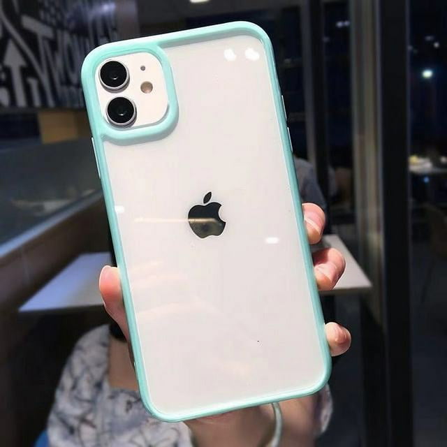 Color Transparent Shockproof Phone Case For iPhone 15 14 13 12 Mini 11 Pro Max XR X XS Max 6 6s 7 8 Plus SE Soft Back Cover Case