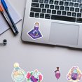 thumbnail image 5 of 5bags Cartoon Magic Potion Paper Stickers set Adhesive Label Stickers for Water Bottles Laptop Luggage Cup Computer Mobile Phone Skateboard Guitar Stickers Mixed color 50~75x40~55x0.3mm 50pcs/bag, 5 of 6