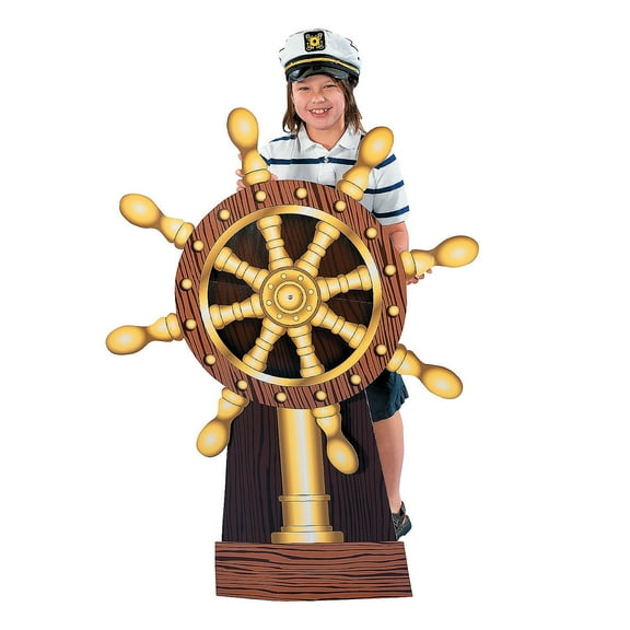 Ship Wheel Standup - Party Decor - 1 Piece