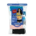 thumbnail image 3 of Hanes Women's Cotton Boyshort Underwear, Moisture-Wicking, 6-Pack Assorted 7, 3 of 5