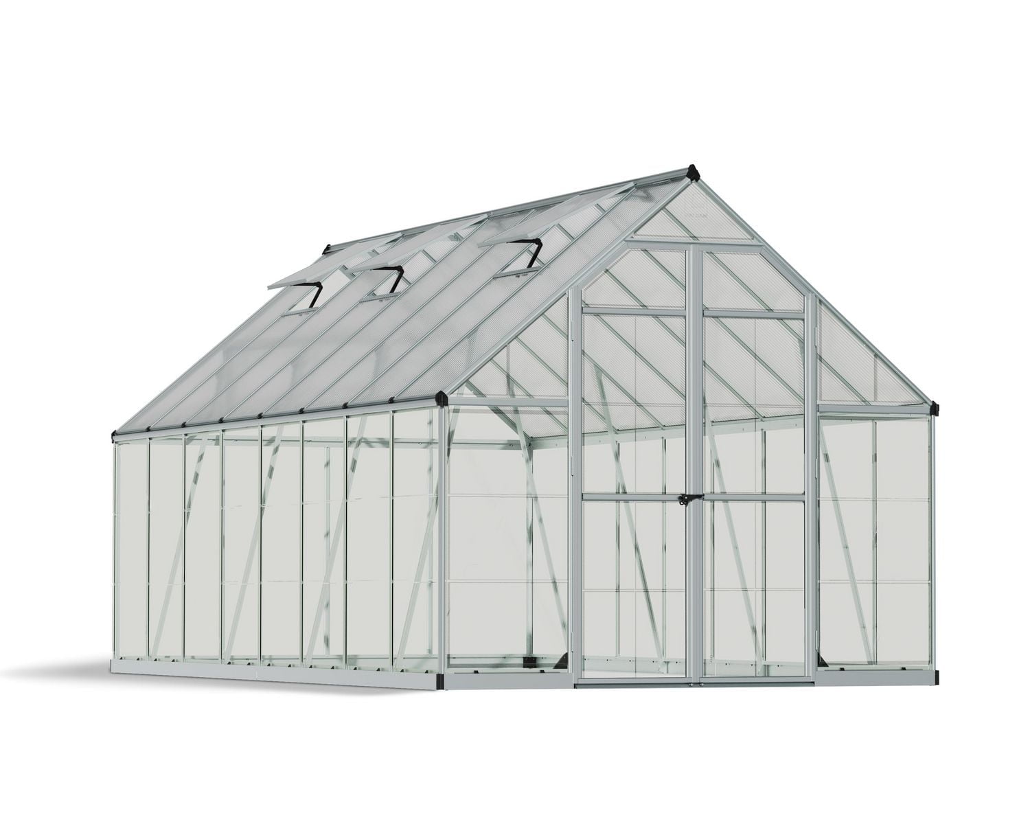 CANOPIA by PALRAM Balance 8 ft. x 16 ft. Greenhouse Kit - Silver