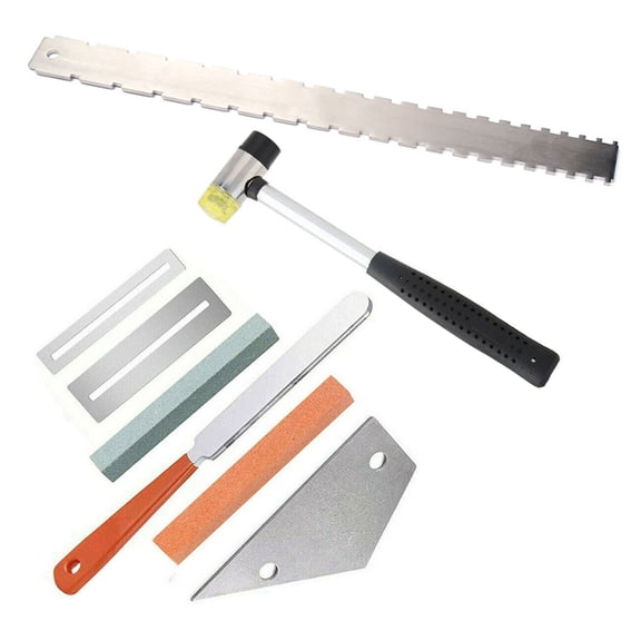 Guitar Luthier Tools Hammer File Fret Crowning Rocker Grinding Straight Edge