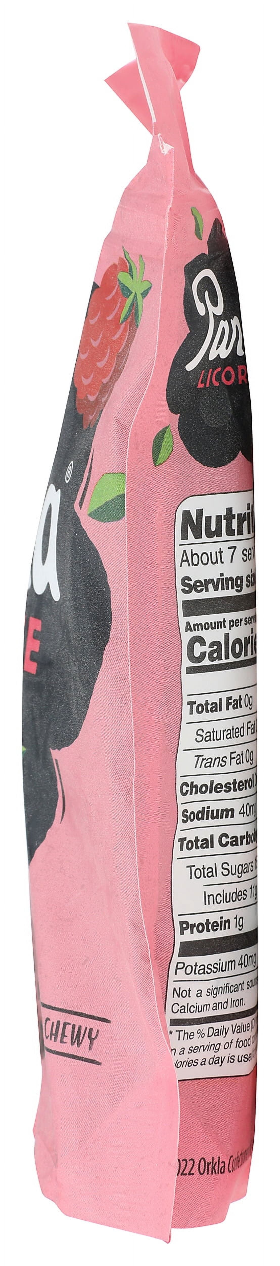 Pack of 8, Panda Natural Raspberry Licorice, 7 oz