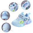 thumbnail image 7 of HZLPFO Big Kids Sneakers Boys Glitter Sneakers Lightweight Kids Sparkle Tennis Shoes with Hook and Loop for Toddler/Little Kid/Big Kid(Blue,Size 10.5), 7 of 7
